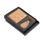 Cork Dual Set: Wallet with Keychain in gift box