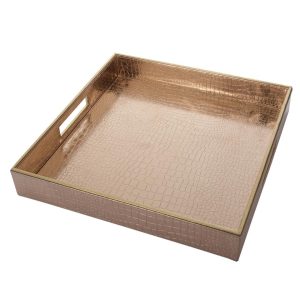 Rose Gold Square Tray