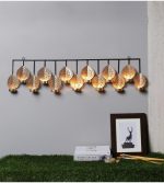 Gold Iron Mayur Hanging 13-Light Tea Light Holder