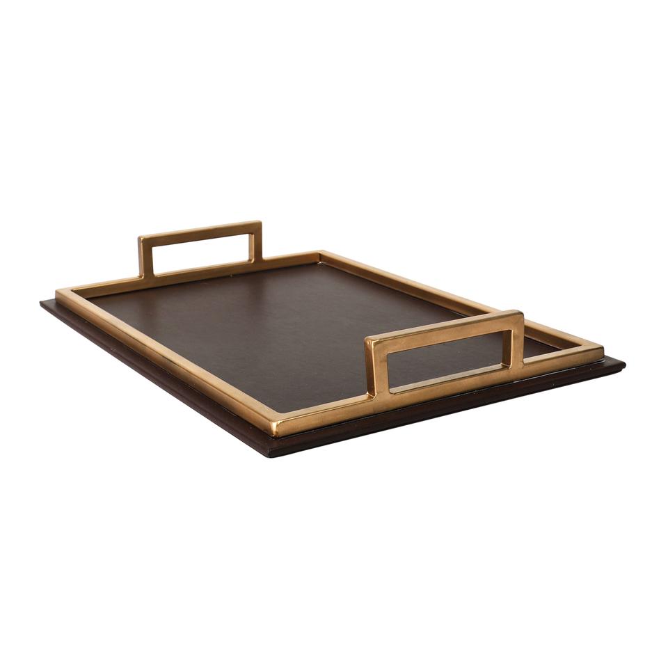 Brown & Gold Rectangular - Image 2
