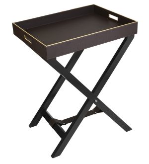 Brown Butler Tray Table