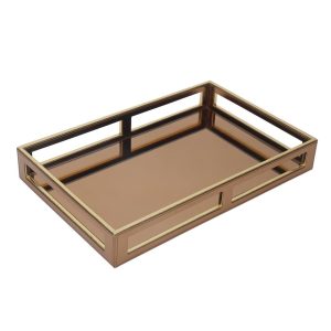 Gold Glass Tray