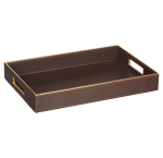 Brown Rectangular Tray