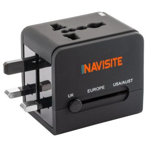 Universal Travel Adapter With 2.1A USB Charging