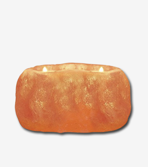 Himalayan Salt Tea Light Holder -2 Hole
