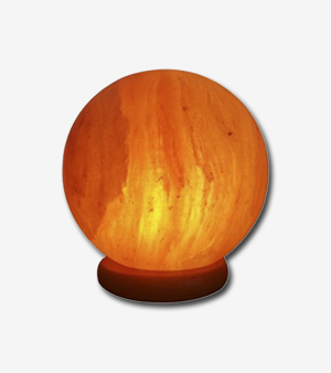 Round Shape Himalyan Salt Table Lamp For Healing, Harmony, And Purification